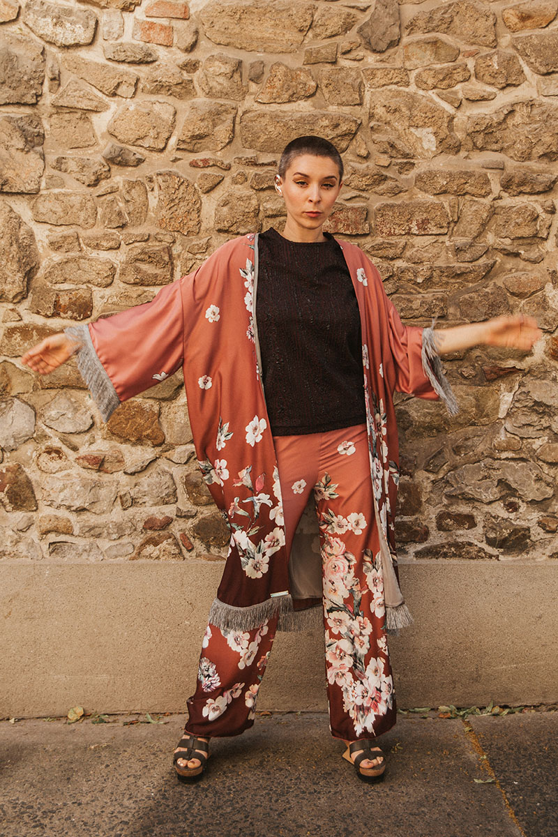 Kimono slovenska moda NEON RABBIT